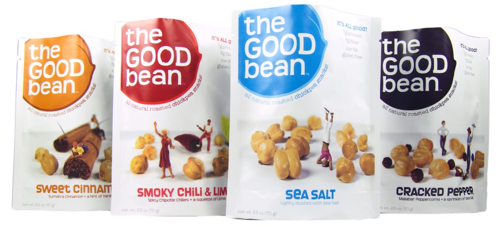 The Good Bean Toasted Bean Protein Snack Package