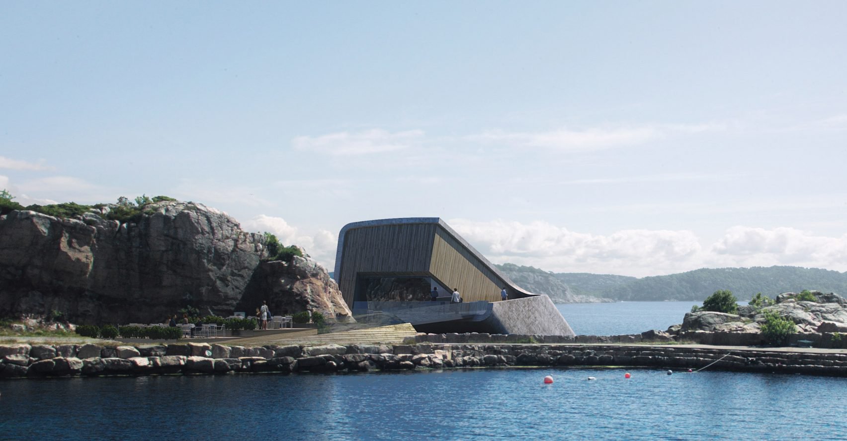 Snohetta has designed Europe's first under water restaurant and research center in Norway.