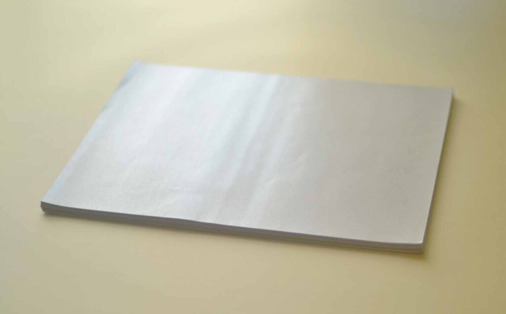 Picture of a stack of tapow paper.